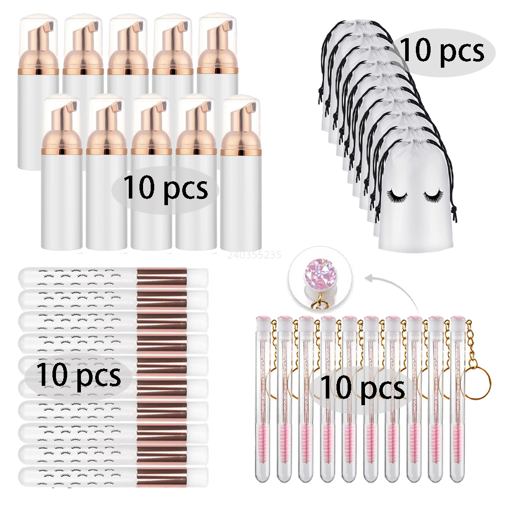 Refill Eyelash Extension - زجاجة بلاستيكية فارغة لإطالة الرموش ،