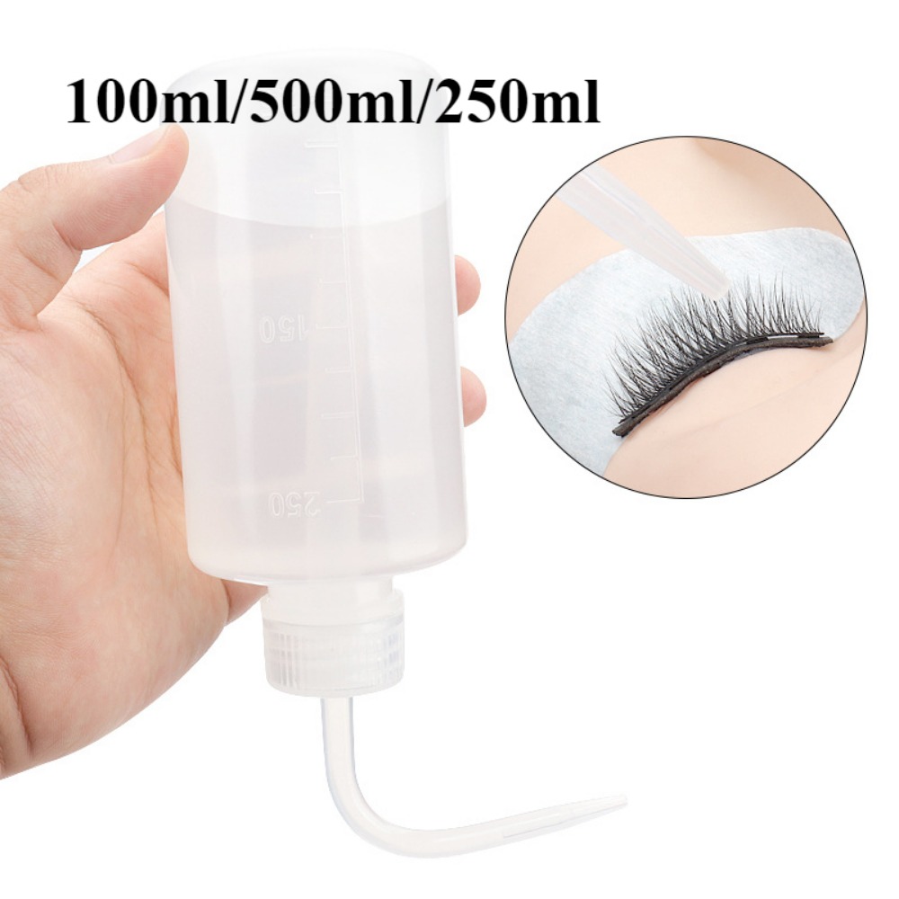 Refill Eyelash Extension - أنبوبة ضغط زجاجة فارغة منحني صنبور