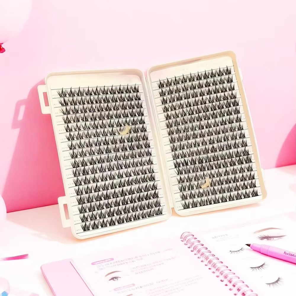 Eyelash Extension Wispy - رموش صناعية بمظهر طبيعي، تصميم كثيف