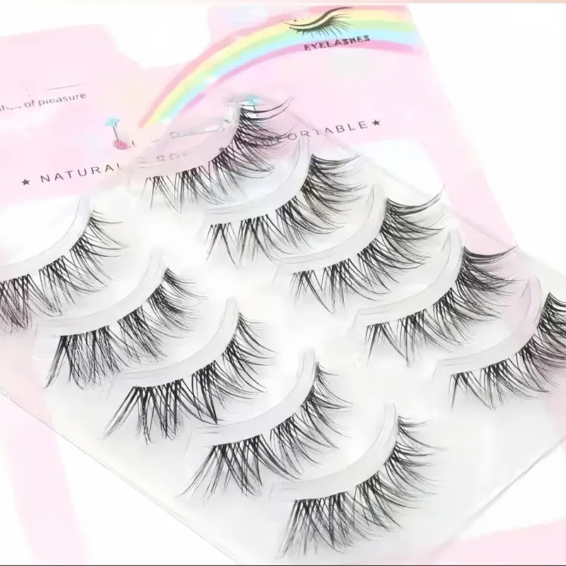 5 أزواج من الرموش الصناعية بتص - مراجعة Eyelash Extension Fox Eye وسعره