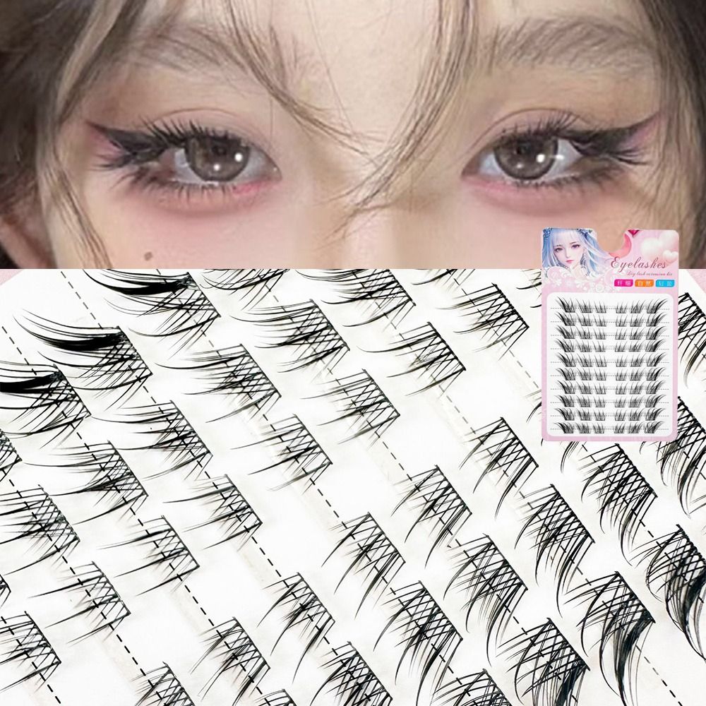 ثلاثية الأبعاد عين القط مجموعا - مراجعة Eyelash Extension Fox Eye وسعره