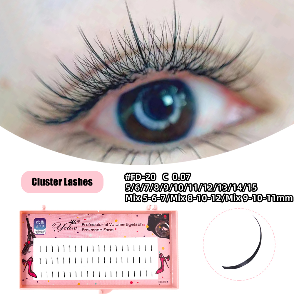 رموش ييليكس الطبيعية الناعمة ا - مراجعة Eyelash Extension Individual وسعره