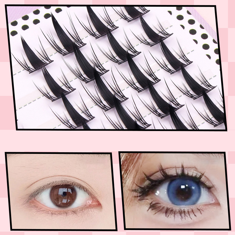 رموش صناعية محاكية ذاتية اللصق - مراجعة Eyelash Extension Individual وسعره