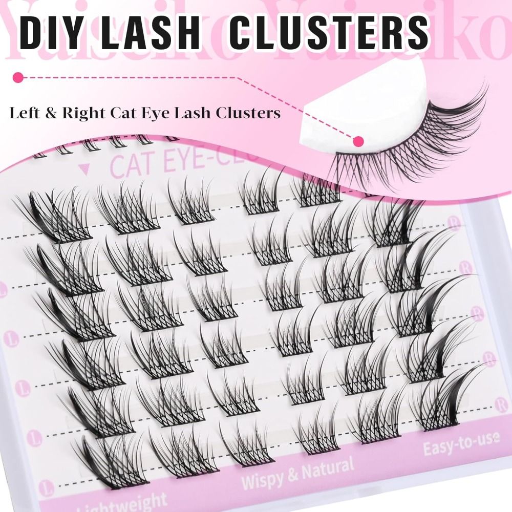 جديد ثلاثية الأبعاد عين القط ر - مراجعة Eyelash Extension Fox Eye وسعره
