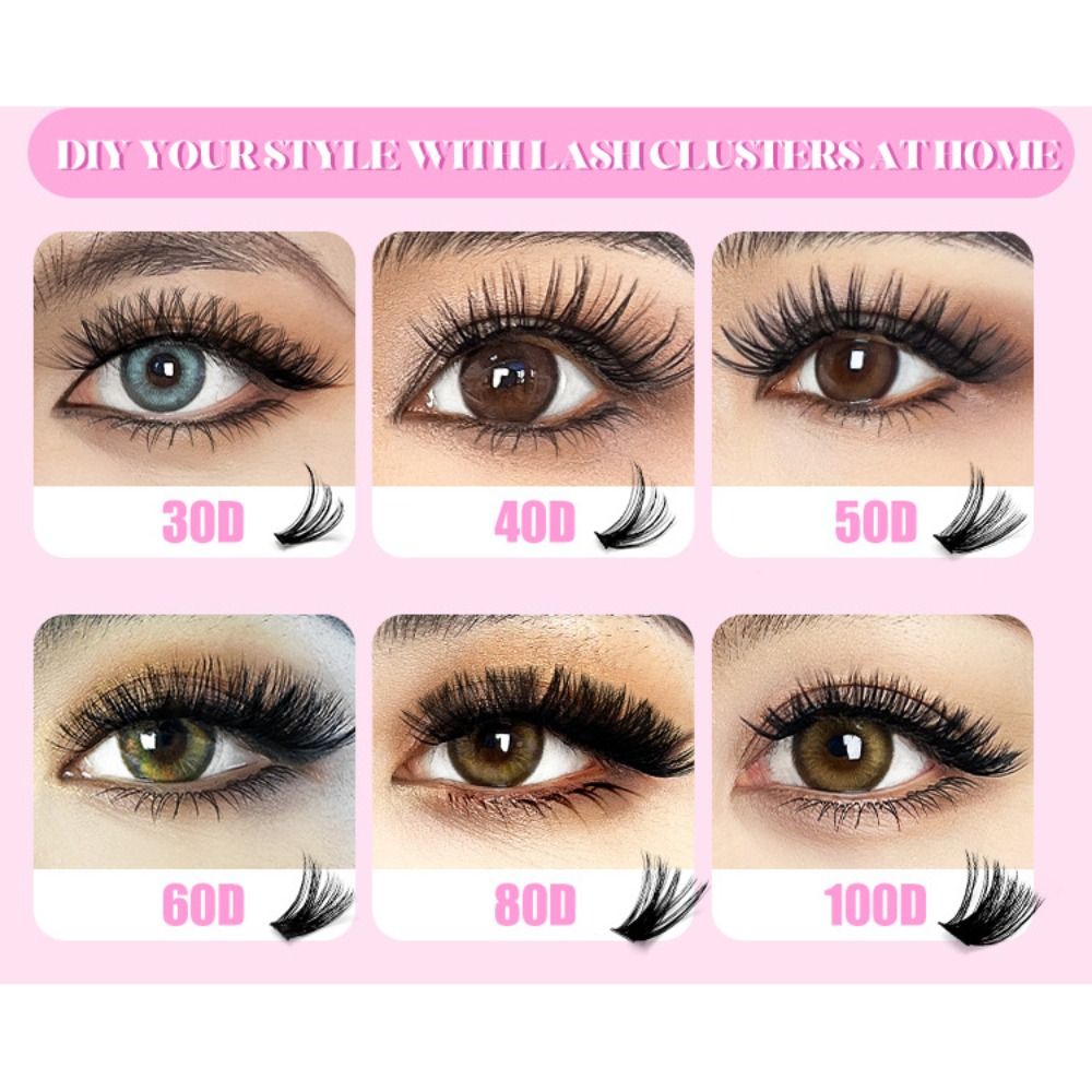 رموش صناعية بطول 9-16 مم، مظهر - مراجعة Eyelash Extension Wispy وسعره