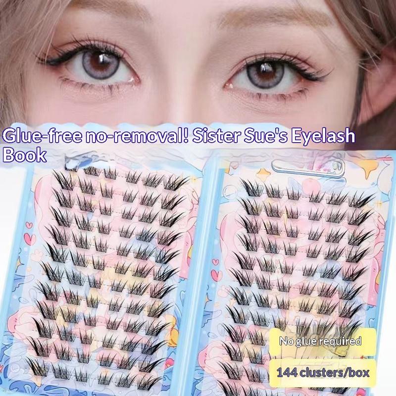 120 مجموعة لا حاجة إلى غراء ال - مراجعة Eyelash Extension Fox Eye وسعره