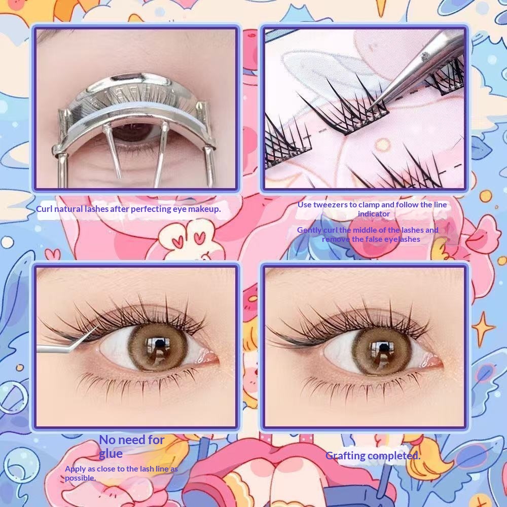 120 مجموعة لا حاجة إلى غراء ال - مراجعة Eyelash Extension Fox Eye وسعره