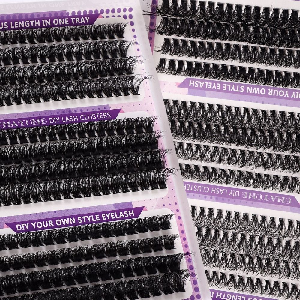 رموش صناعية بمظهر طبيعي، نمط خ - مراجعة Eyelash Extension Wispy وسعره