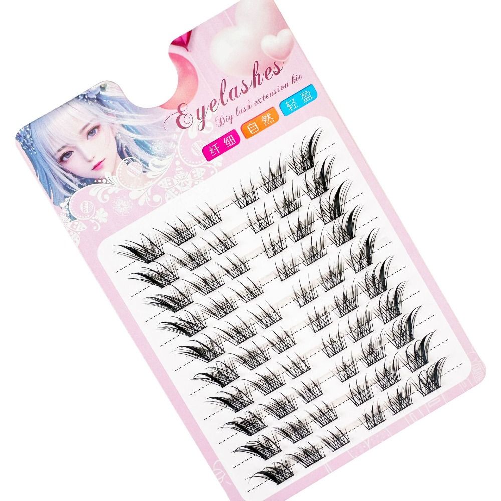 ثلاثية الأبعاد القط العين مجمو - مراجعة Eyelash Extension Fox Eye وسعره