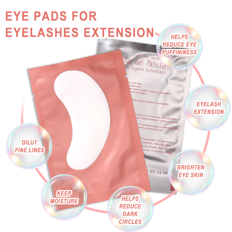 50/100Pairs رقع العين تحت منصا - مراجعة Eyelash Extension Glasses وسعره