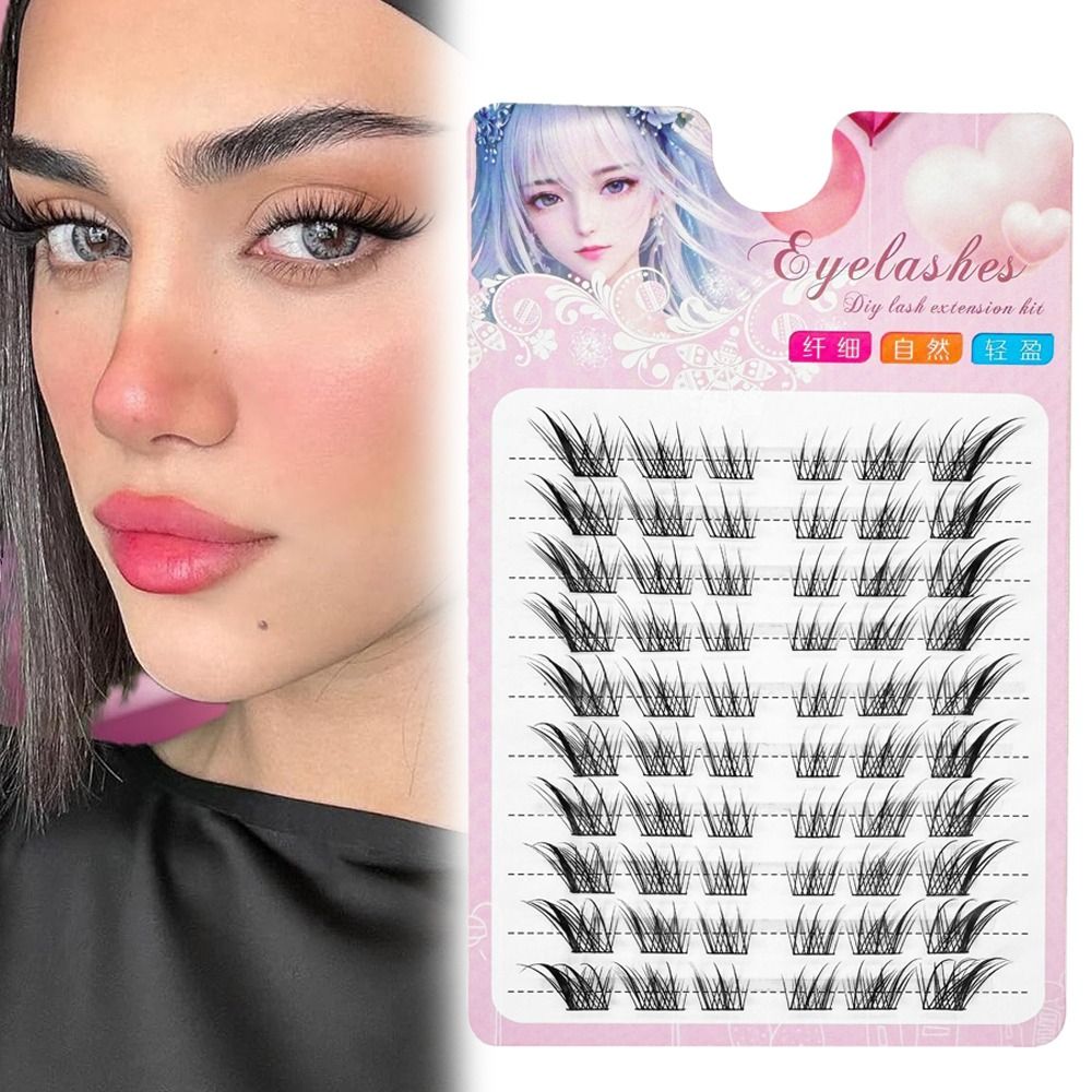 النساء الجمال ثلاثية الأبعاد ا - مراجعة Eyelash Extension Fox Eye وسعره